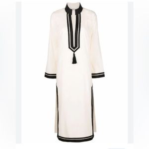 Tory Burch small cream with black trim coverup